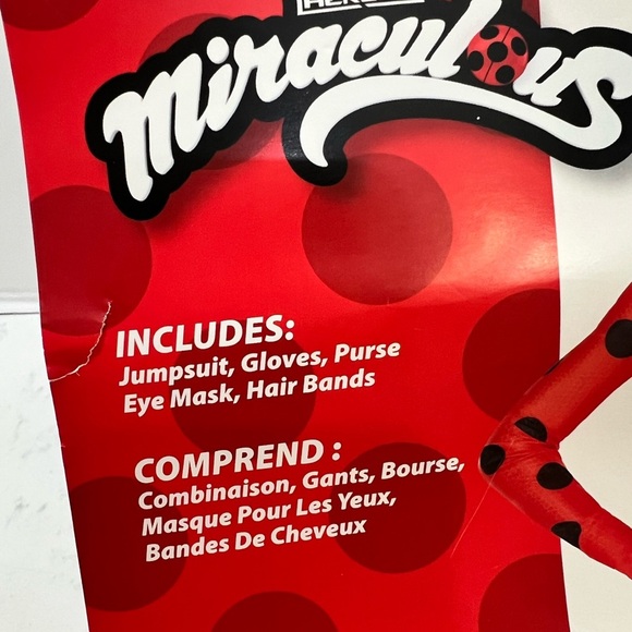 Ladybug Kids Costume - Red and Black - Picture 7 of 7